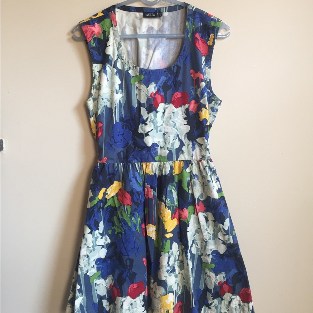 Kate Spade Saturday floral watercolor mini dress